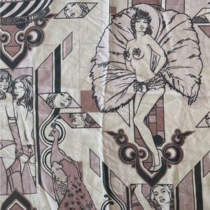 Rare Vice Merchants “deco dems” king sheet set